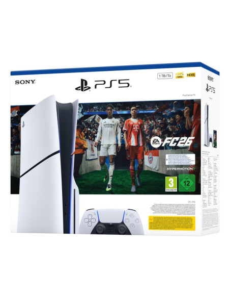 Sony playstation 5 slim disc edition 1 tb + ea sports fc 26