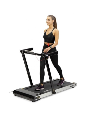 Bieżnia elektryczna hms loop12 1-12 km/h, czarna