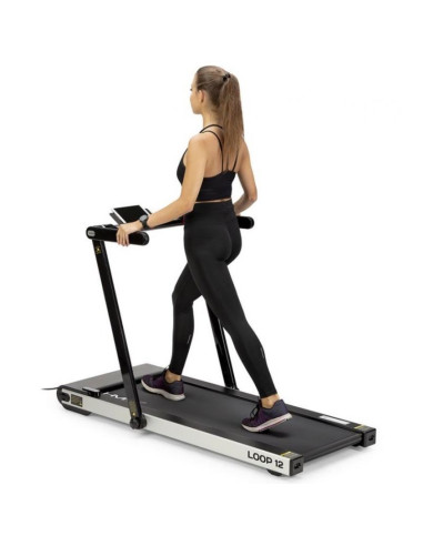 Bieżnia elektryczna hms loop12 1-12 km/h, czarna