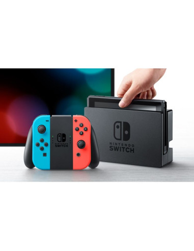 Nintendo switch przenośna konsola do gier 15,8 cm (6.2") 32 gb ekran dotykowy wi-fi niebieski, szary, czerwony
