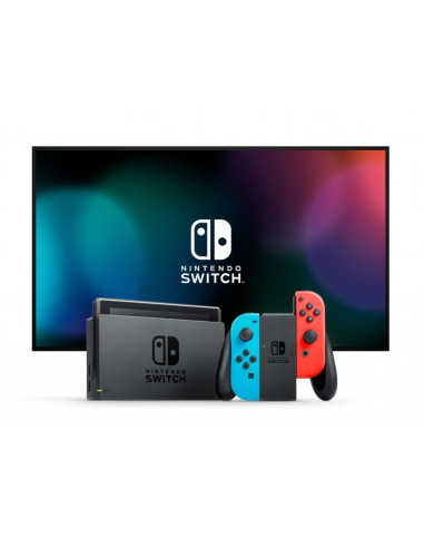Nintendo switch przenośna konsola do gier 15,8 cm (6.2") 32 gb ekran dotykowy wi-fi niebieski, szary, czerwony