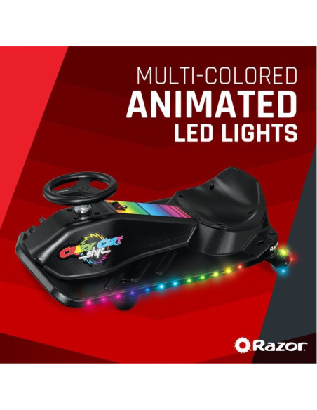 Razor crazy cart shift lightshow lithium - pojazd elektryczny do driftu