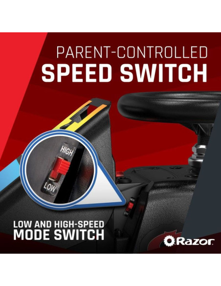 Razor crazy cart shift lightshow lithium - pojazd elektryczny do driftu
