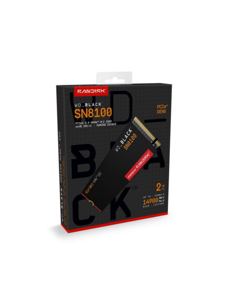 Ssd wd black sn8100 w/o hs 2tb wds200t1x0m