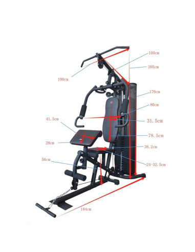 Atlas treningowy siłownia 5000 enero fit