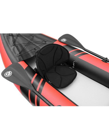 Kajak 2-osobowy set 385x96x42cm laminowany pvc 200kg enero