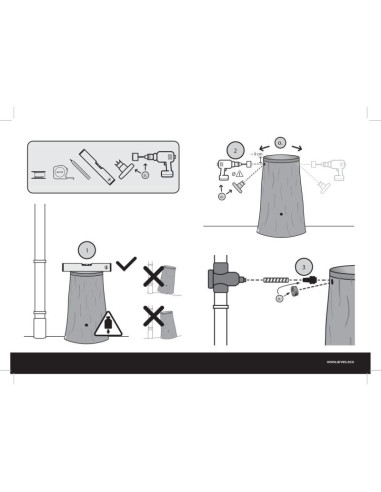 Zbiornik pojemnik na wodę deszczówkę little tree 250l umbra