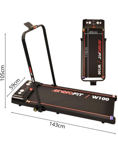 Bieżnia elektryczna składana w100 enero fit