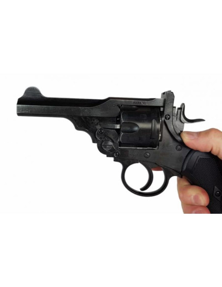 Rewolwer webley mkvi .455 police kal.5,5 mm diabolo łuski 6-strzał. lufa 4" co2 battlefield ekp do17j