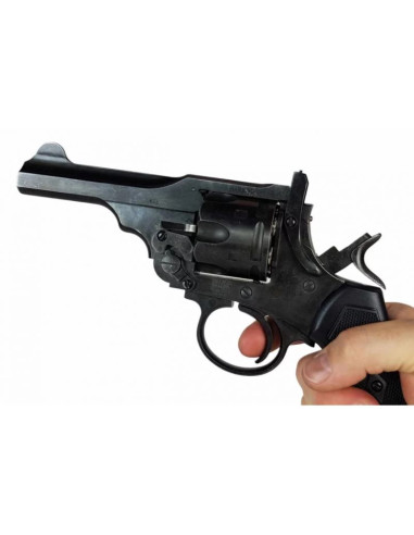 Rewolwer webley mkvi .455 police kal.5,5 mm diabolo łuski 6-strzał. lufa 4" co2 battlefield ekp do17j