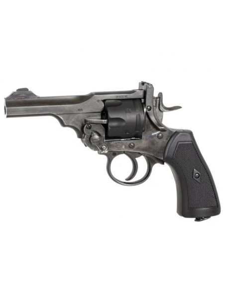 Rewolwer webley mkvi .455 police kal.5,5 mm diabolo łuski 6-strzał. lufa 4" co2 battlefield ekp do17j