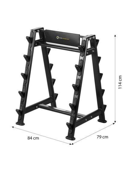 Str05 stojak na sztangi stałe hms premium