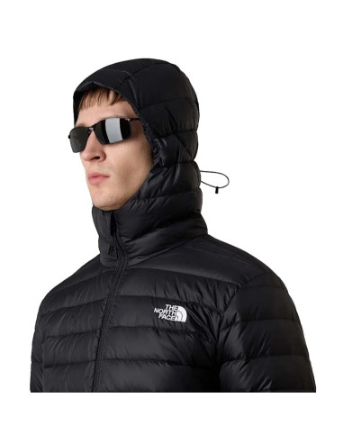 The north face classic down hooded jacket nf0a8d1tjk31 czarne l