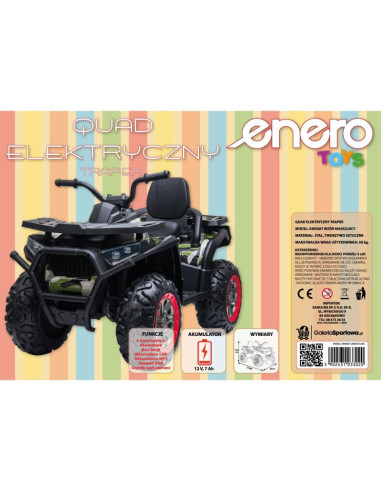 Quad auto na akumulator traper military 1033020