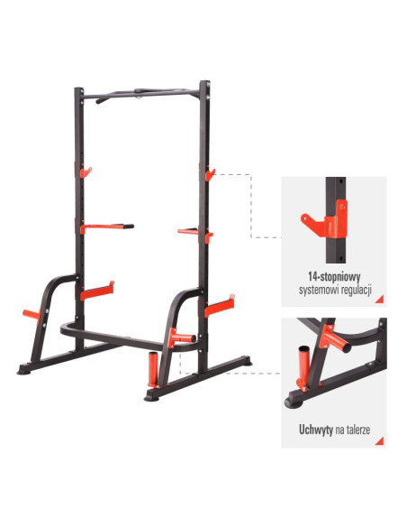 Stojak wielofunkcyjny hms pws08 (2 części)