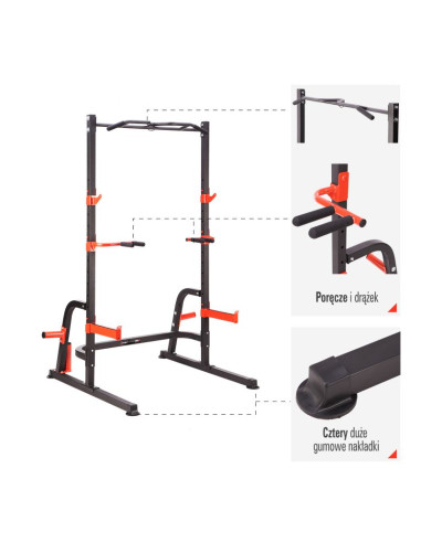 Stojak wielofunkcyjny hms pws08 (2 części)