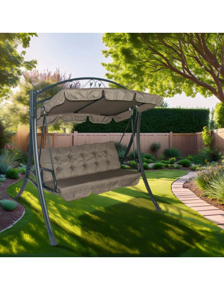Huśtawka ogrodowa 3 osobowa blanca saska garden