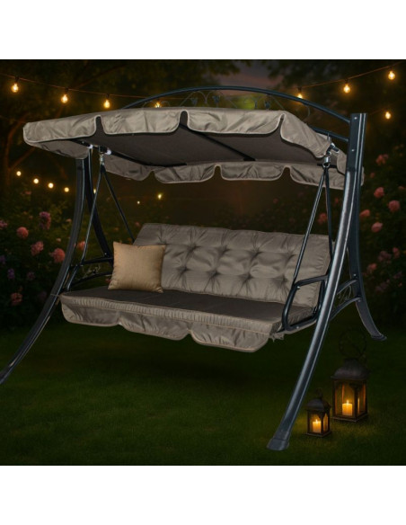 Huśtawka ogrodowa 3 osobowa blanca saska garden