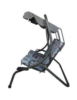 Huśtawka ogrodowo balkonowa sonic 2 osobowa mozaika 2