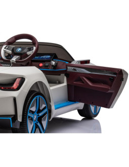 Samochód na akumulator licencja bmw i4 biały