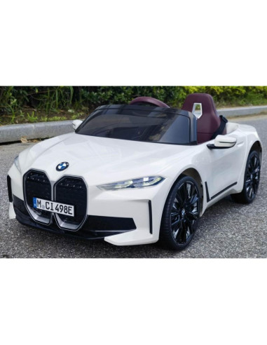Samochód na akumulator licencja bmw i4 biały