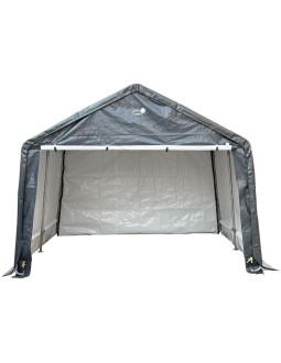 Pawilon garaż ogrodowy 3.50x3.50x2,60m szary saska garden