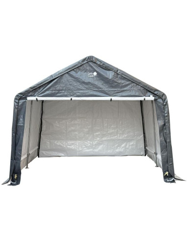 Pawilon garaż ogrodowy 3.50x3.50x2,60m szary saska garden