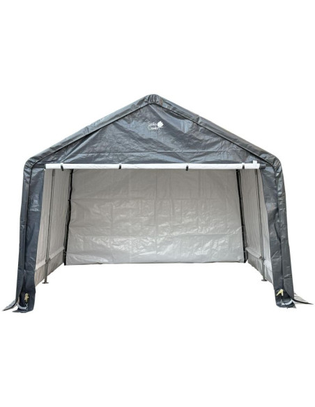 Pawilon garaż ogrodowy 3.50x3.50x2,60m szary saska garden