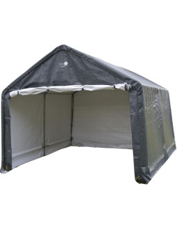 Pawilon garaż ogrodowy 3.50x3.50x2,60m szary saska garden 2