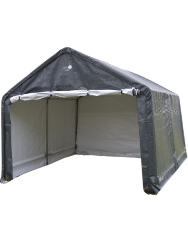 Pawilon garaż ogrodowy 3.50x3.50x2,60m szary saska garden