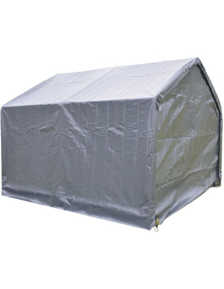 Pawilon garaż ogrodowy 3.50x3.50x2,60m szary saska garden