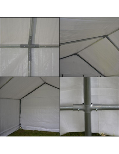 Pawilon garaż ogrodowy 3.50x3.50x2,60m szary saska garden