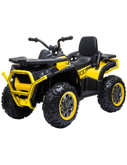 Quad auto na akumulator traper żółty 1033013