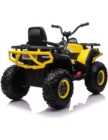 Quad auto na akumulator traper żółty 1033013