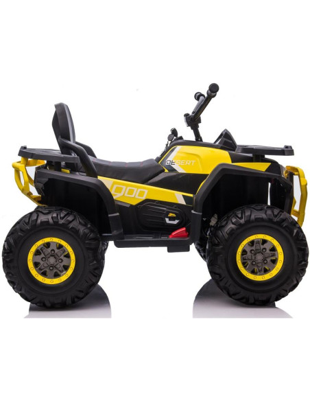Quad auto na akumulator traper żółty 1033013