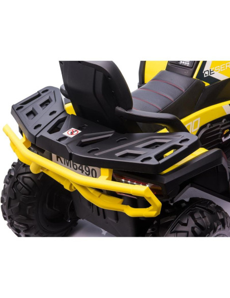 Quad auto na akumulator traper żółty 1033013