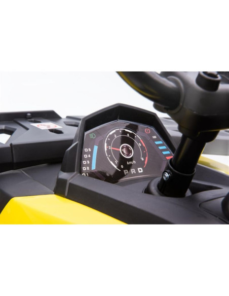 Quad auto na akumulator traper żółty 1033013