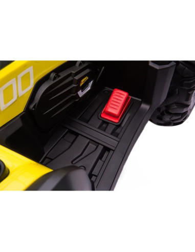 Quad auto na akumulator traper żółty 1033013