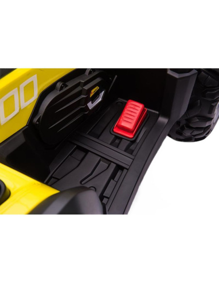 Quad auto na akumulator traper żółty 1033013