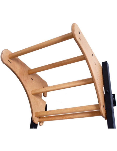 Drewniany drążek do podciągania w kolorze dębu benchk pb076