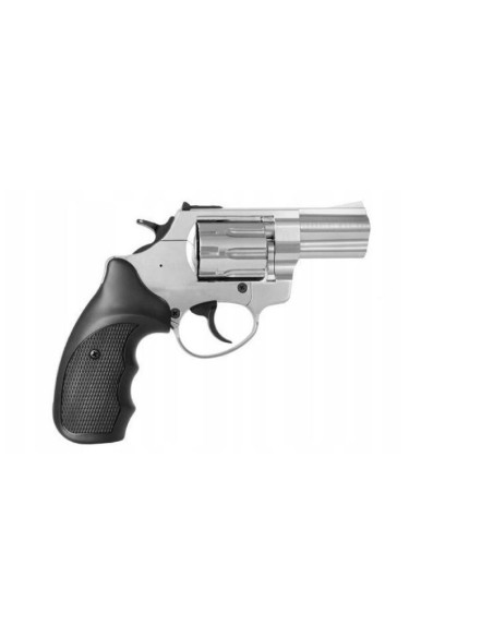 Rewolwer hukowy alarmowo sygnałowy zoraki r1-k6l bas lufa 2,5" kal. .22 long blank chrom błysk (r1256mnp-bas)