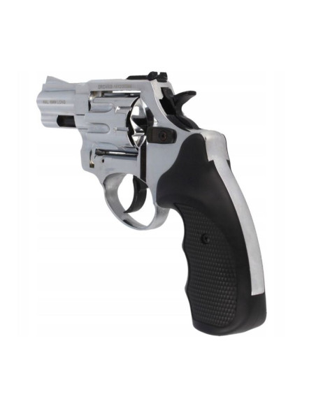 Rewolwer hukowy alarmowo sygnałowy zoraki r1-k6l bas lufa 2,5" kal. .22 long blank chrom błysk (r1256mnp-bas)