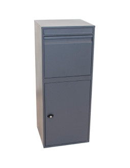 Skrzynka na przesyłki kurierskie listy 2w1 stojąca 38x41x102cm 1068749