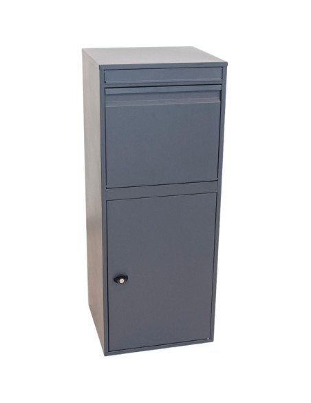 Skrzynka na przesyłki kurierskie listy 2w1 stojąca 38x41x102cm 1068749