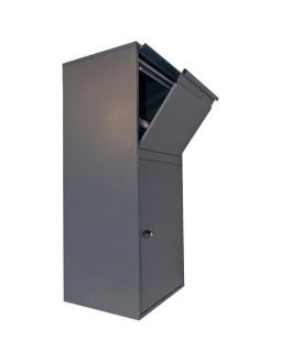 Skrzynka na przesyłki kurierskie listy 2w1 stojąca 38x41x102cm 1068749 2