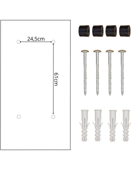 Skrzynka na przesyłki kurierskie listy 2w1 stojąca 38x41x102cm 1068749