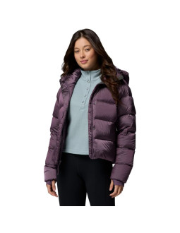Columbia amaze puff hooded jacket 2133714609 fioletowe l 2