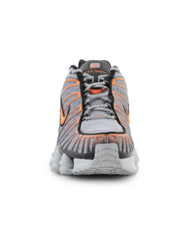 Nike nike shox tl av3595-011 lt smoke grey/bright mandarin