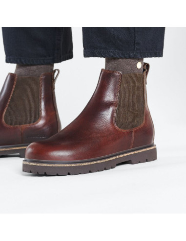 Birkenstock highwood slip on mid m lena chocolate (1025718)