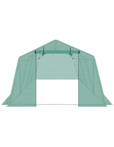 Szklarnia tunel ogrodowy 300x600x200cm pe konstrukcja stal zielony